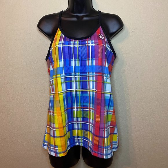 INKnBURN, Plaid Camisole Tank Top - Picture 1 of 1